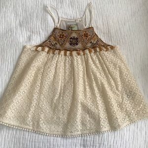 NWT Anthropologie Boho Lace Tank